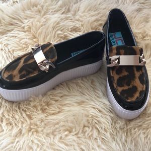 Jeffrey Campbell’s Animal Print Loafers